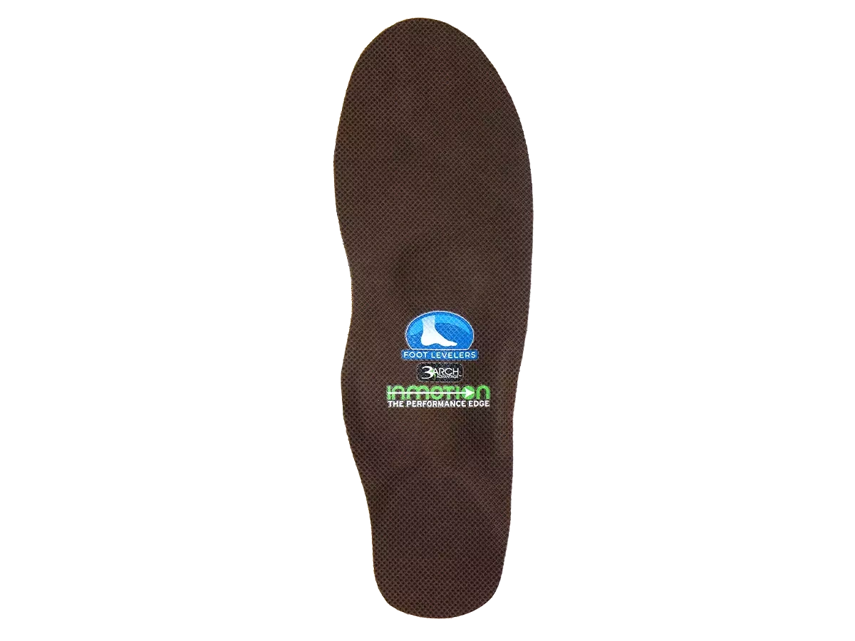 Official Foot Levelers photograph of an InMotion custom orthotic.